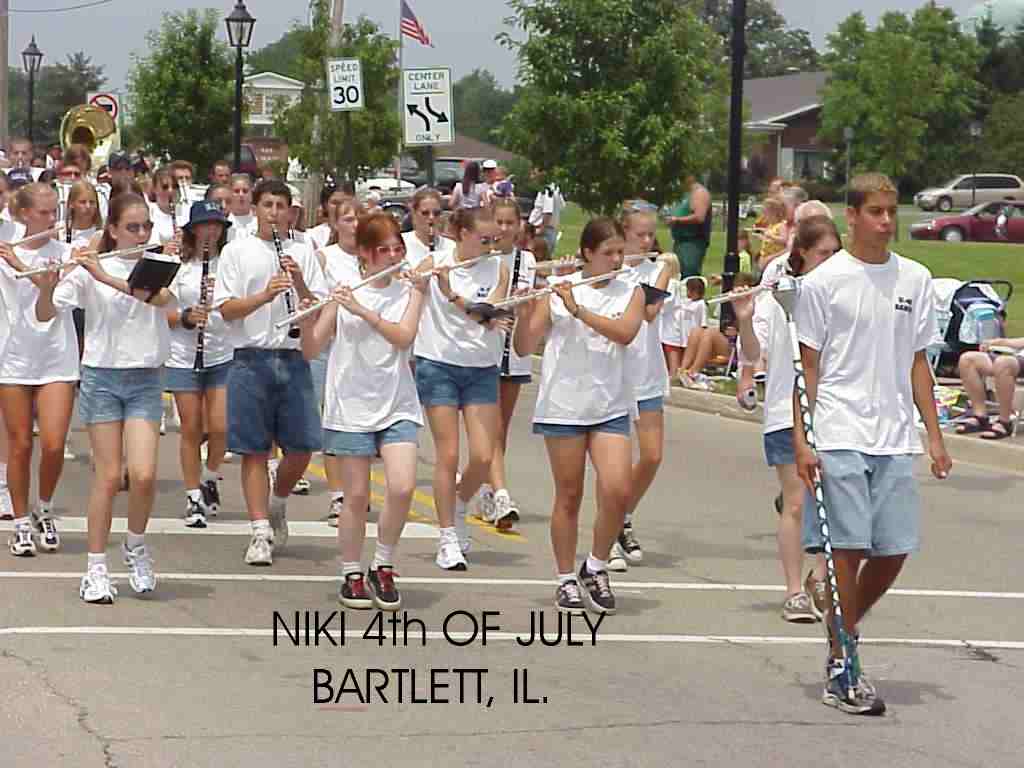 Look at the redhead playing flute!